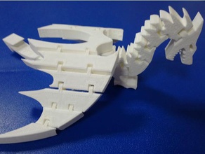 low wing flexi-dragon toys games 3d print model - Mito3D