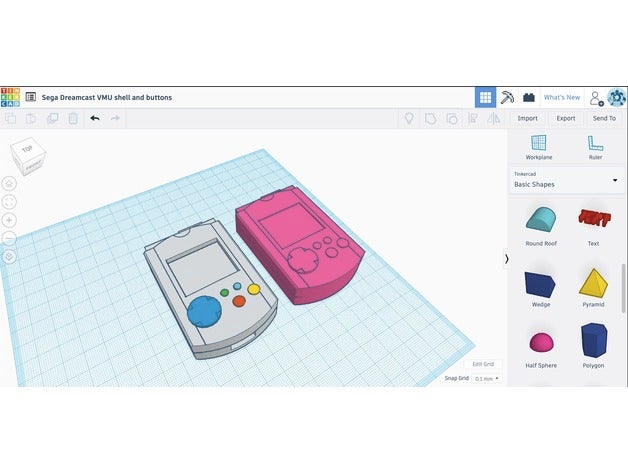 sega dreamcast vmu remix video games 3D print model - Mito3D