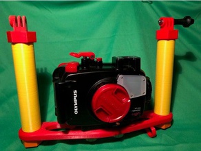 platine appareil photo sous-marin sport à l'extérieur plongée 3d print model - Mito3D