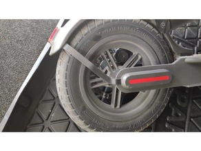 m365 mudguard bracket 10inch wheels 3d print model - Mito3D