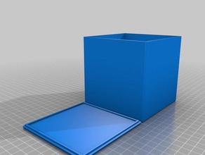 il mio personalizzato semplice parametrico finestra di progetto dispensa scaffale elettronica 3d print model - Mito3D