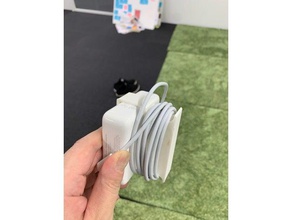 macbook pro charger cable holder organization 3d print model - Mito3D