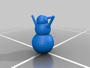 bawan czogexe 3d printing snowman 3d print model - Mito3D