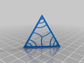 triangle la mode 3d print model - Mito3D