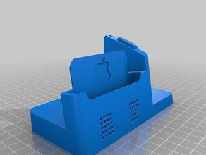 iphone watch dock case compatible mobile 3d print model - Mito3D