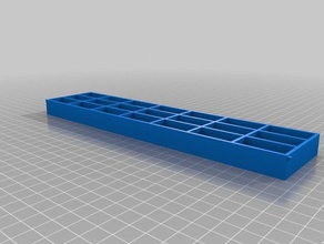 pildora semana containers customized 3d print model - Mito3D