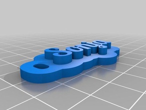 sonja chaveiros personalizado 3d print model - Mito3D