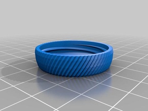 il mio personalizzata del contenitore coperchio zigrinato contenitori 3d print model - Mito3D