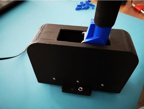 logitech pedal de freno mano mod caso video juegos e-brake ebrake eracing g25 g27 g29 3d print model - Mito3D