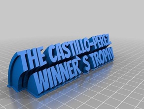 plaque office customized 3d print model - Mito3D
