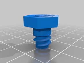 pegasus cara del perno 3d impresión 3d print model - Mito3D