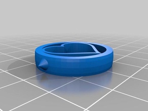 mãe coração cardan anel interno apenas esculturas 3d print model - Mito3D
