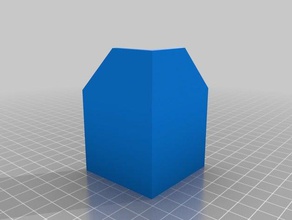 esquina de la estructura soporte altura 3d impresión 3d print model - Mito3D