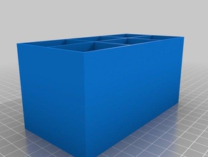 personnalisé boîte à compartiments 3d print model - Mito3D