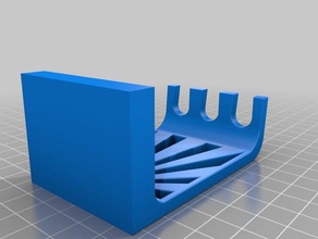 escova de dentes eléctrica suporte da cabeça a elétrica stand 3d print model - Mito3D