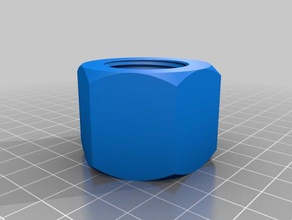 il mio personalizzato dado di lavoro bullone rondella filettata fabbrica su misura 3d print model - Mito3D