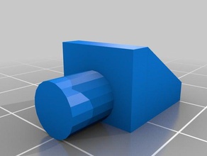 shelf peg replacement parts support 3d print model - Mito3D