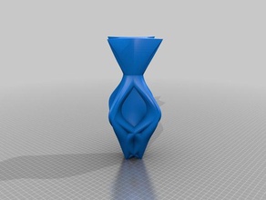 crazy curvy vase sculptures art autodesk fusion 360 spiral mode 3d print model - Mito3D