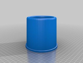 toilet brush container 3d print model - Mito3D