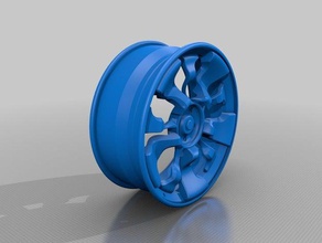 felge roue automobile 3d print model - Mito3D