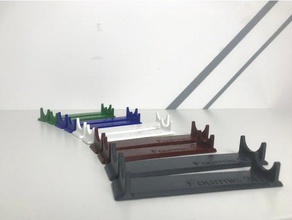el soporte del tubo de 16mm las hormigas a los animales 16x16 16x16mm fourmi 3d fourmis soporta tubos 3d print model - Mito3D