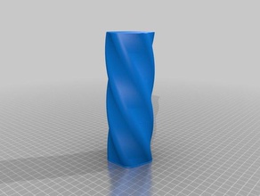 tall twist container customized model toys games 3d print model - Mito3D