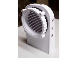 weatherproof fan ventduct 60mm fans electronics 6cm duct 3d print model - Mito3D