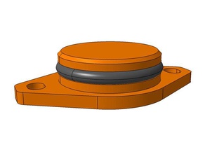 swirl flaps removal blanks 33mm diameter bmw vehicles 3d print model - Mito3D