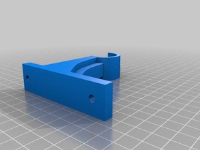curtain pipe bracket 3d print model - Mito3D
