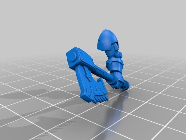 yakın dövüş silahları elit şeytani uzay mans tıknaz oyuncak oyun aksesuarlar kaos poorhammer terminator 3D print model - Mito3D