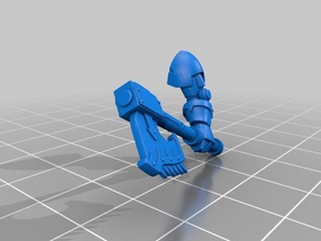 armes de corps à trapu élite espace mal mans jouet jeu accessoires chaos poorhammer terminator 3d print model - Mito3D