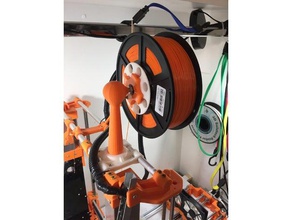 filament holder rack 3d printing spool table mount 3d print model - Mito3D
