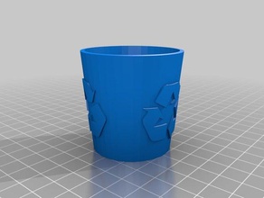 recycle bin 3d print model - Mito3D