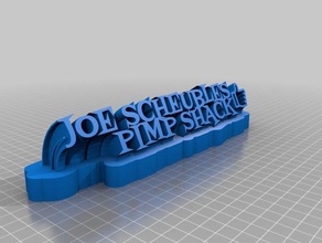 joes pimp2 office personalizado 3d print model - Mito3D