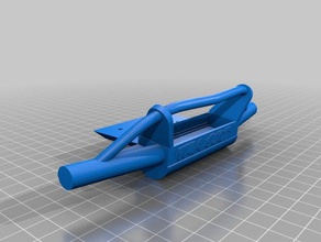 custom bumper traxxas rustler 3d printing 3d print model - Mito3D