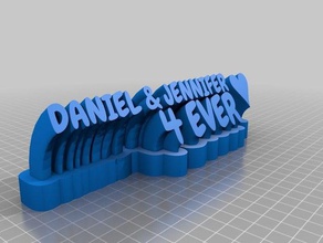 daniel jenn office personalizzato 3d print model - Mito3D