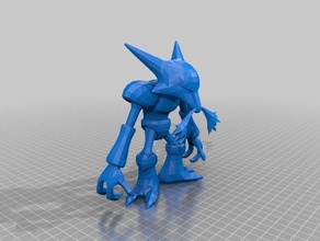alakazam remix 3d l'impression 3d print model - Mito3D