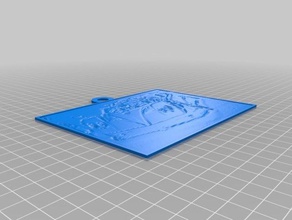 pagani lithopane 2d art personalizzato 3d print model - Mito3D