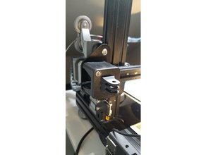ender 3 x-axis mount gopro 3d printer accessories 3d print model - Mito3D