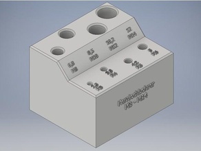 tappingdrillsstand m3 m14 ferramenta os titulares caixas torneiras 3d print model - Mito3D