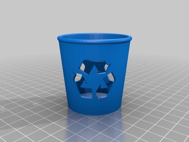 recycle bin containers 3D print model - Mito3D