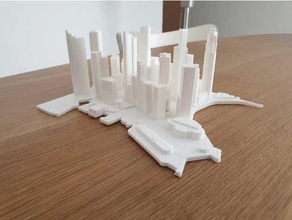 Singapur downtown core Stadt 3d print model - Mito3D