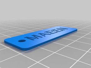 özelleştirilmiş keychai benim Anahtarlık 3d print model - Mito3D