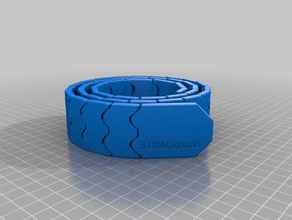 my customized printed belt print place mmu design accessories 3d print model - Mito3D