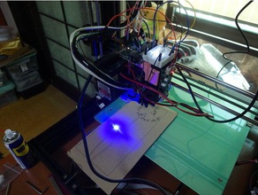 laser a monte dell'incisione di anet a8 plus 3d la stampante parti il taglio incidere 3d print model - Mito3D