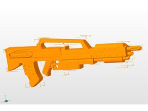 starship troopers morita mobile fusil d'infanterie costume 3d print model - Mito3D