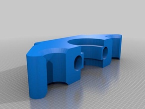 axis carriage clamp v2 prusa i3 3d printer parts 3d print model - Mito3D