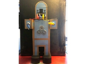 robot-binarybot 3d impresión 3d print model - Mito3D