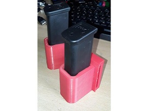l'étui de 2 chargeurs glock passe-temps arme à feu magazine 3d print model - Mito3D