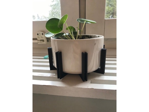 pot holder decor plant plant pot 3D print model - Mito3D